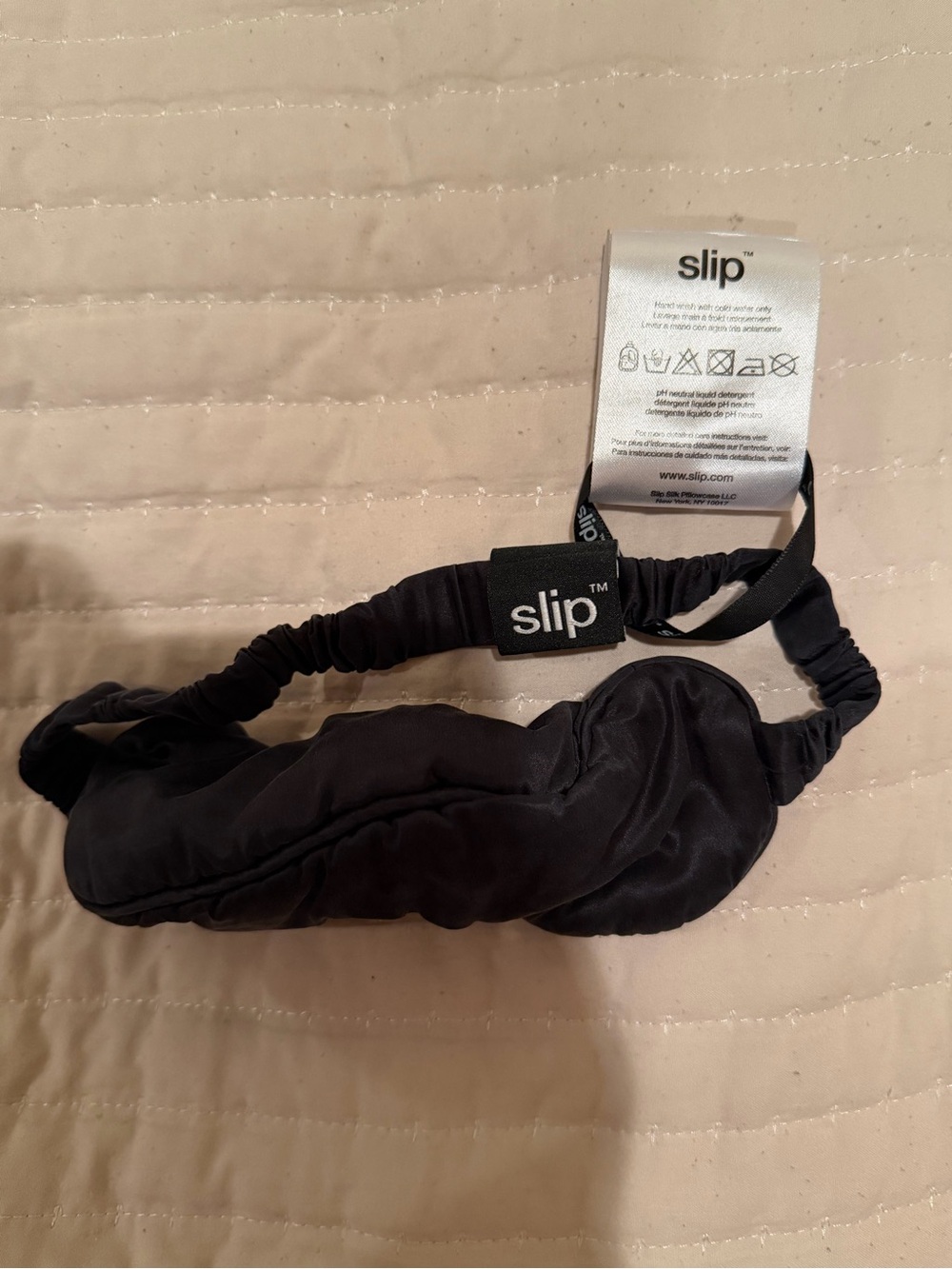slip Black Silk Sleep Mask